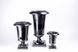 Ваза алюмінієва PTMD ALU vase round chalice l black 28.0 x 20.0 см. 656 678-PT 656678-PT фото 3