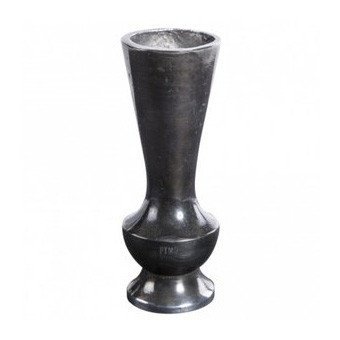 Ваза алюмінієва PTMD ALUM vase conincal s black 16.0 x 6.0 см. 648 362-PT 648362-PT фото