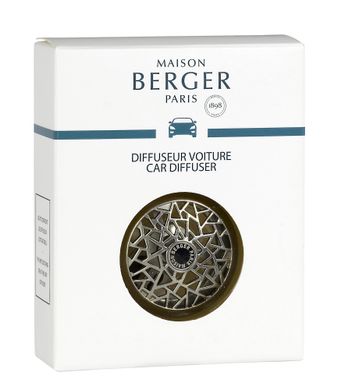 Корпус (без аромату) в машину Maison Berger GRAPHIC Nickel Mat (6410-BER) 6410-BER фото