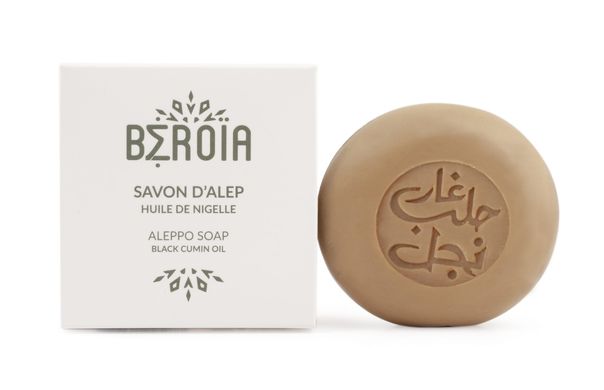 Алеппське мило Beroïa ROUND 5% Black cumin oil (Nigella) 100 gr. (SAV07BE) SAV07BE фото