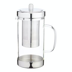Чайник для заварки Le'Xpress STAINLESS STEEL GLASS INFUSER TEAPOT, в коробке, 1000 мл. (KCLXTEAJUG), Бесцветный