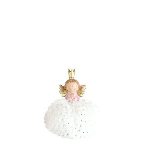 Статуетка House Of Seasons ANGEL BALL PINK White 2 Assorted (D:10 x H:13) см. 1068100-2-EDL 1068100-2-EDL фото