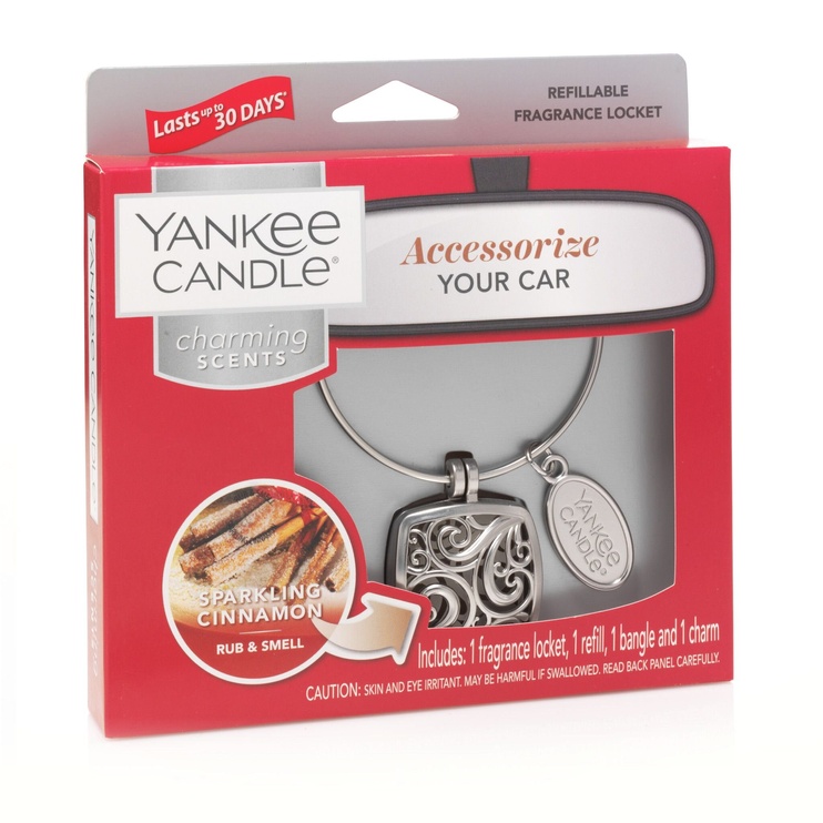 Ароматизатор в машину Yankee Candle CHARMING SQUARE Sparkling Cinnamon (1593347E)