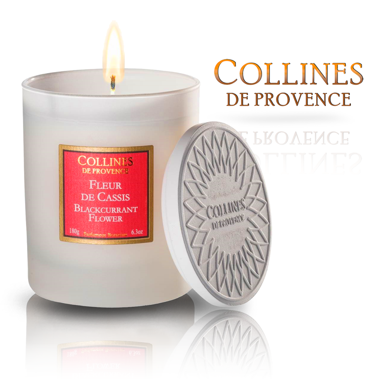 Ароматична свічка Collines de Provence LES NATURELLES Blackcurrant Flower 180 гр. C0108FCA C0108FCA фото