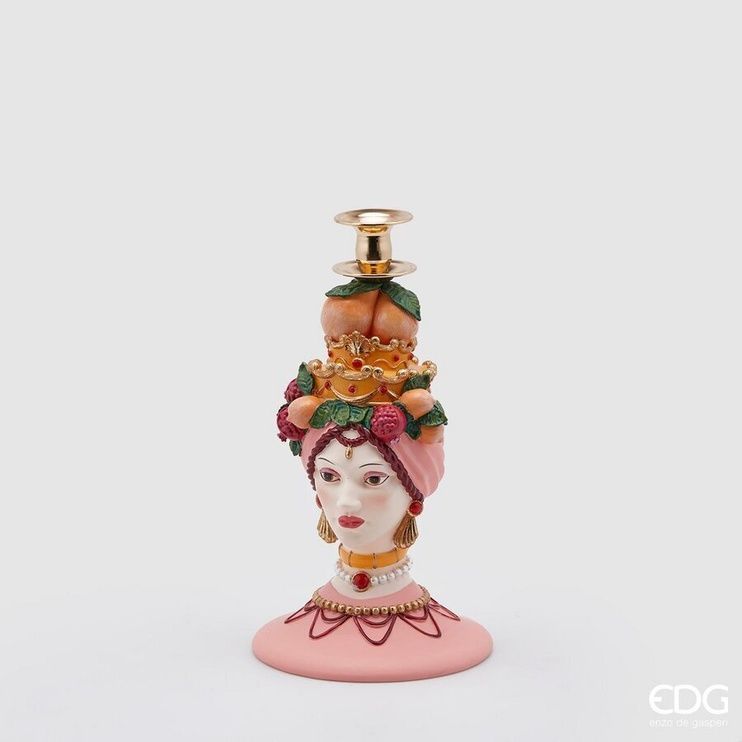 Підсвічник EDG SICILY POLY H31 D17 Pink (714688-500) 714688-500 фото