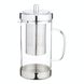 Чайник для заварки Le'Xpress STAINLESS STEEL GLASS INFUSER TEAPOT, в коробці, 1000 мл. (KCLXTEAJUG) KCLXTEAJUG фото 1
