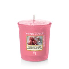 Ароматическая свеча Yankee Candle VOTIVE 15 часов Roseberry Sorbet (1651492E)