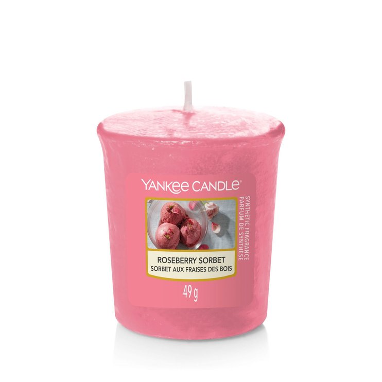 Ароматична свічка Yankee Candle VOTIVE 15 годин Roseberry Sorbet (1651492E)
