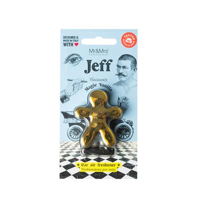 Ароматизатор в машину Mr&Mrs JEFF CHROME Magic Vanilla - Chrome Gold (JJEFFC07) JJEFFC07 фото