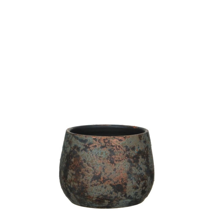 Кашпо MICA CLEMENTE POT ROUND Copper (D:25,5 x H:20) см. 1034810-EDL
