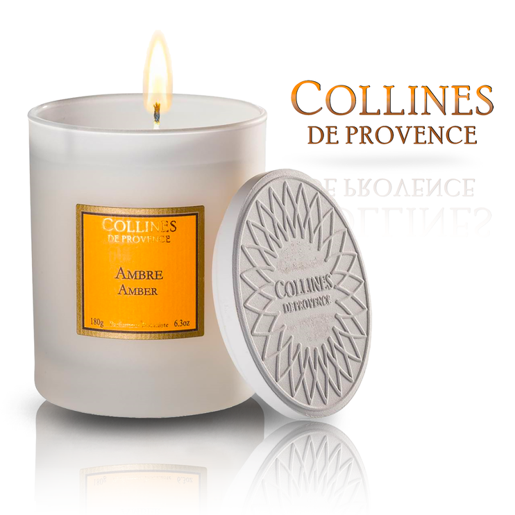 Ароматична свічка Collines de Provence LES NATURELLES Amber 180 гр. C0108AMB C0108AMB фото