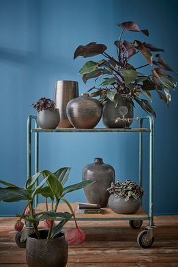 Кашпо MICA GABRIEL POT ROUND Bronze (D:18 x H:16) см. 1034719-EDL 1034719-EDL фото