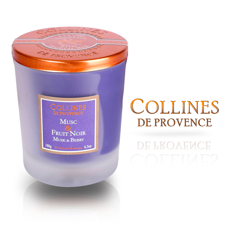 Ароматична свічка Collines de Provence DUO Musk & Berry 180 гр. C2808MFR C2808MFR фото