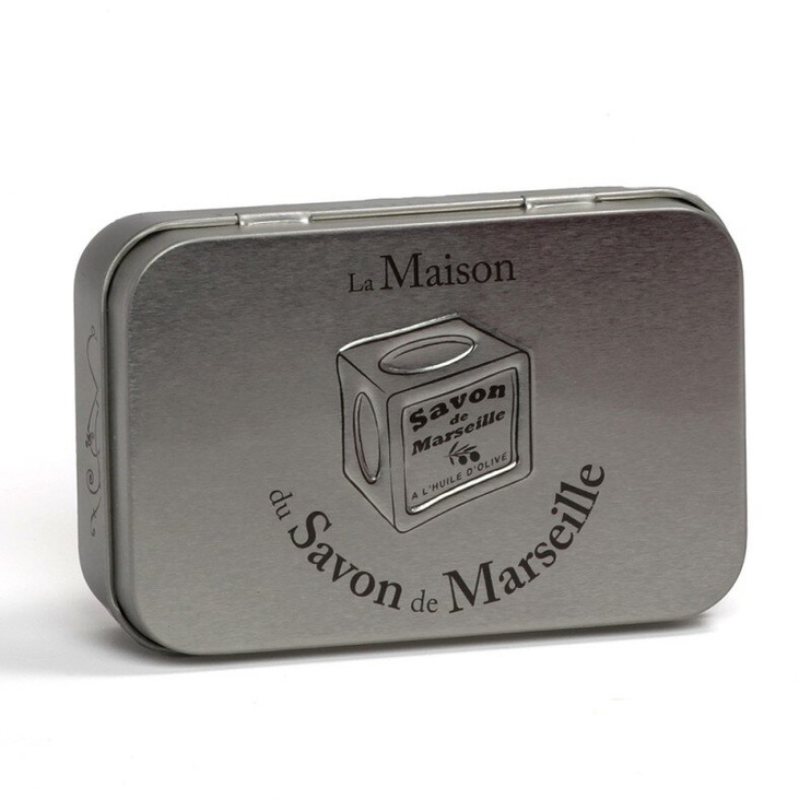 Мильниця La Maison du Savon Marseille METAL BOX - CUBE MARSEILLE INOX (M45214)
