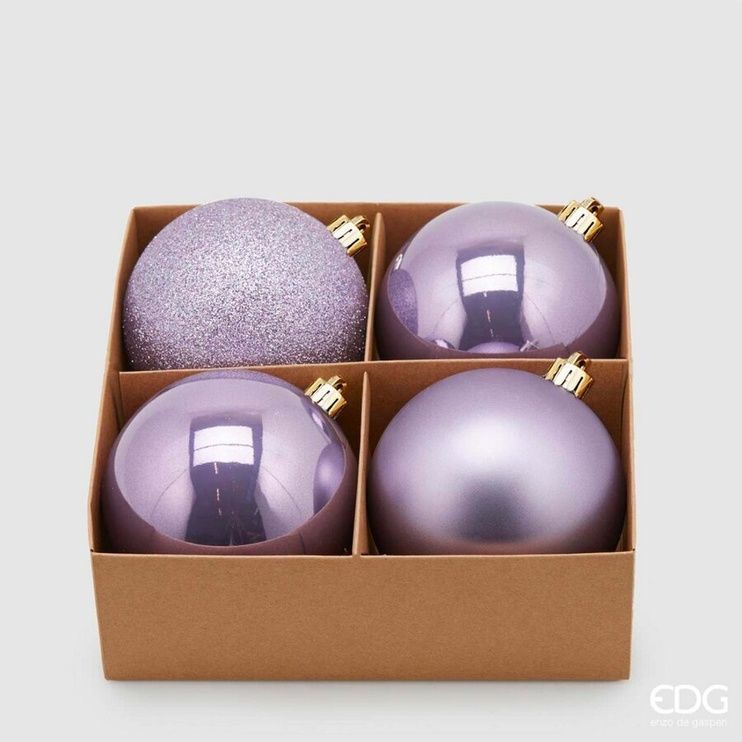 Подвiс-декор (Комплект 4шт.) EDG POLY MIX D10 CF4PZ (3ASS) Lavender (683556-610) 683556-610 фото