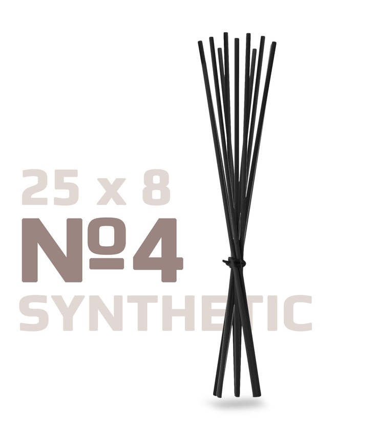 Палочки для Аромадифузора Голландiя SYNTHETIC STICKS ECO (8шт. x 25см. x 4мм.) чорний, синтетичнi (100 мл.) 2504S-08.BLK 2504S-08.BLK фото