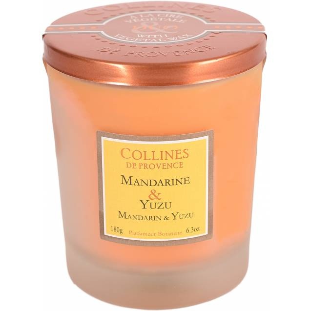 Ароматична свічка Collines de Provence DUO Mandarin & Yuzu 180 гр. C2808MYU
