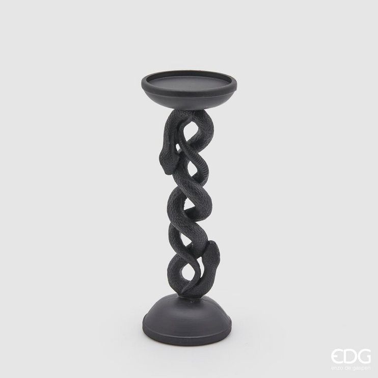 Підсвічник EDG SNAKE H25 D9 Black (714814-900) 714814-900 фото