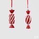 Подвiс-декор EDG ADDOBBO CANDY 2 ASS. H10,5 L.3 L.3 white red (6500036A140) 6500036A140 фото 1