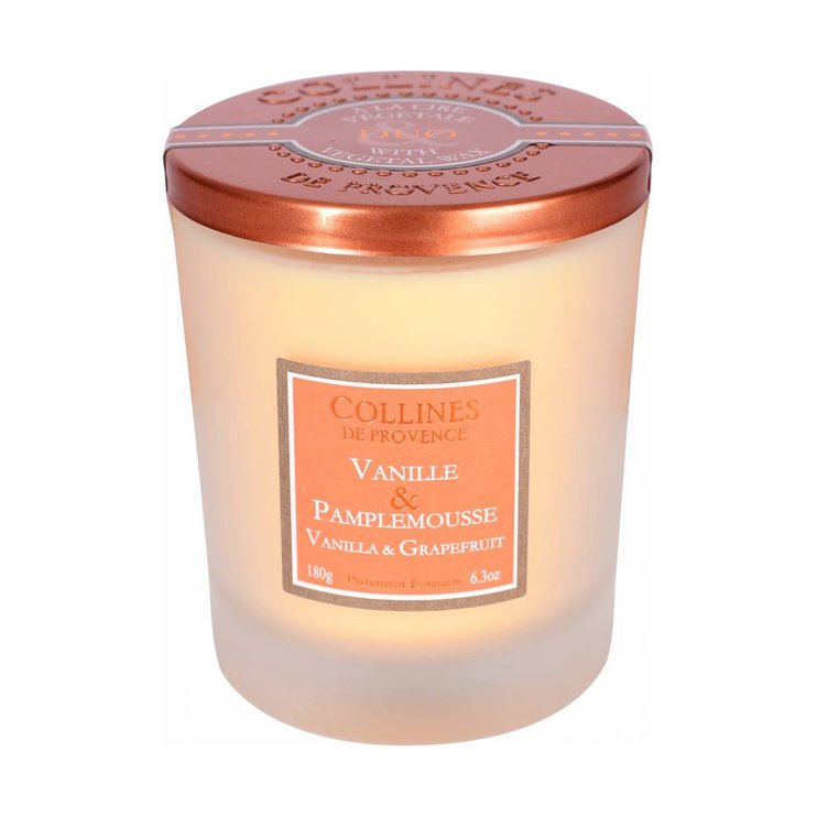 Ароматична свічка Collines de Provence DUO Vanilla & Grapefruit 180 гр. C2808VPA