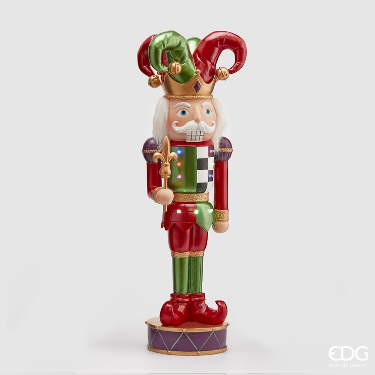 Статуетка (Лускунчик) EDG JOCKER POLY C/LED H61 green red (685667-740) 685667-740 фото