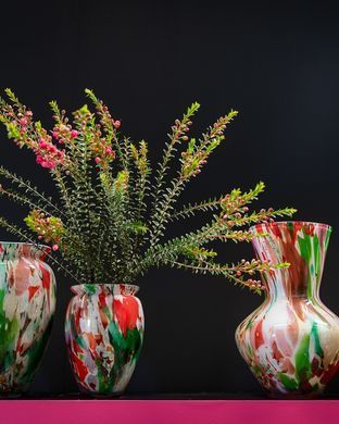Ваза Fidrio OBLIQUE H27 Mixed Colours (430-9384-MC) 430-9384-MC фото