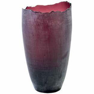 Ваза для квітів PTMD SAFFRON Glass Pot xxl purple 33.0 x 18.0 см. 666 863-PT 666863-PT фото