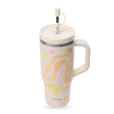 Кухоль (термо) TRAVEL CUP 900 мл. Waves - Sable (QD3963) QD3963 фото