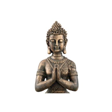 Статуетка (Будда) PTMD LERRY BUDDHA WOMAN (21x14x35) Bronze (706787-PT) 706787-PT фото