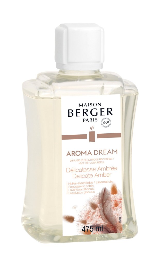 Наповнювач (ультразвуковий дифузор) Maison Berger AROMA DREAM: Delicate Amber 475мл. (6487-BER), 180