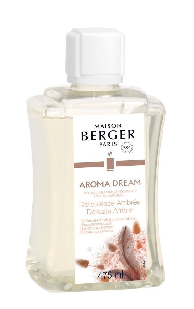Наповнювач (ультразвуковий дифузор) Maison Berger AROMA DREAM: Delicate Amber 475мл. (6487-BER), 180