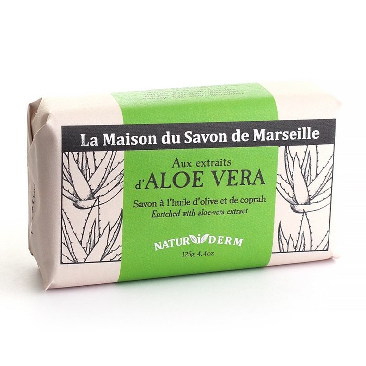 Органічне мило La Maison du Savon Marseille NATUR I DERM - ALOE VERA 125 г M12600