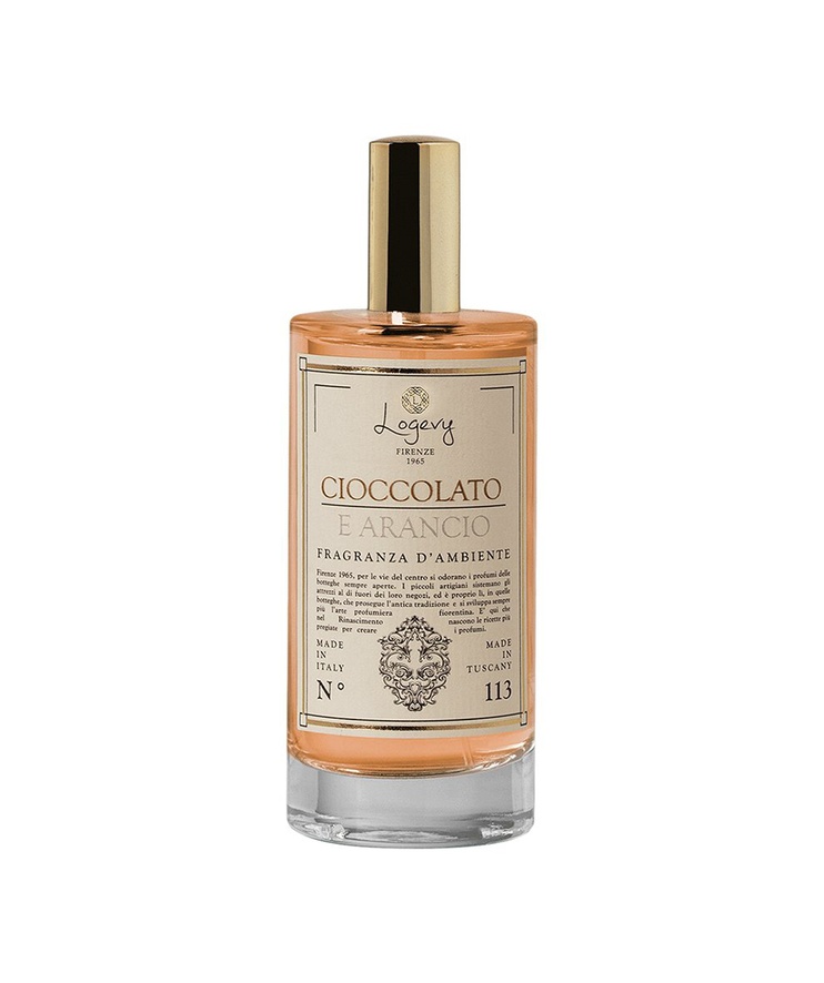 Інтер'єрні духи Logevy Firenze ECO-SPRAY 100 ML Cioccolato e Arancio (Шоколад & Апельсин) (LOG0128), 100