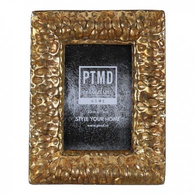 Фоторамка PTMD CURVY gold photoframe l gold 669740-PT 669740-PT фото