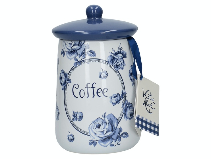 Ємність для кави Katie Alice INDIGO CERAMIC COFFEE JAR d:10 см. 400 мл. (5176118-KA)