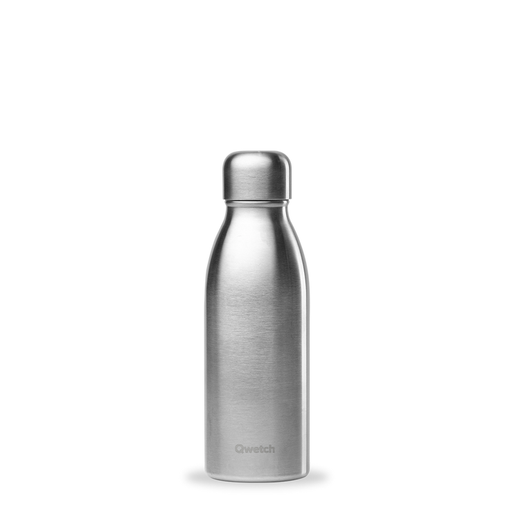 Пляшка Qwetch 500 мл. SINGLE WALL ORIGINALS Brushed Steel (QD7000), Серый