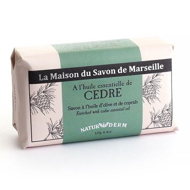Органічне мило La Maison du Savon Marseille - NATUR I DERM - CEDRE 125 г M12619 M12619 фото