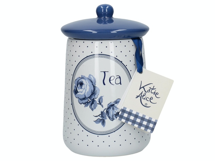 Ємність для чаю Katie Alice INDIGO CERAMIC TEA JAR d:10 см. 400 мл. (5176119-KA) 5176119-KA фото