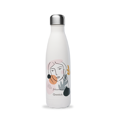 Пляшка (термо) Qwetch 500 ml. WOMAN Blanc créme (QD3368) QD3368 фото