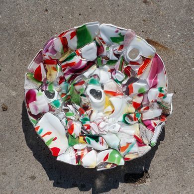 Сервірувальне блюдо Fidrio PLATE D40 Mixed Colours (430-9234-MC) 430-9234-MC фото