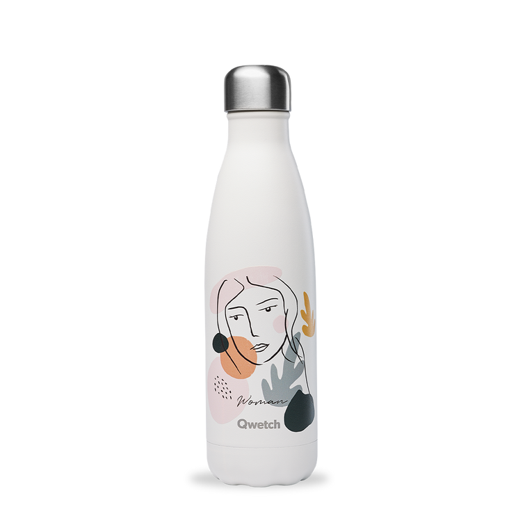 Пляшка (термо) Qwetch 500 ml. WOMAN Blanc créme (QD3368) QD3368 фото