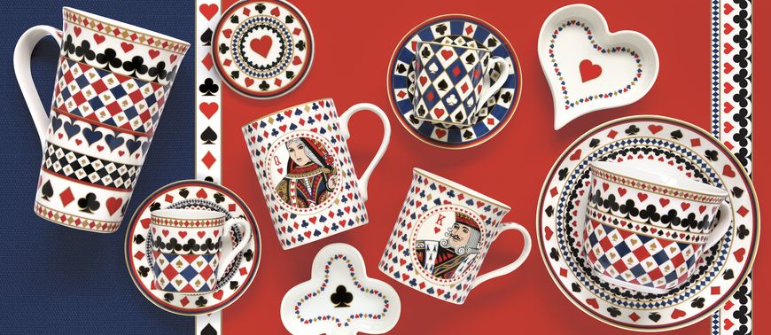 Чашка (набір 2 од.) Easy Life CASINO' ROYALE 300 мл. Fine China (R0178-CASR) R0178-CASR фото