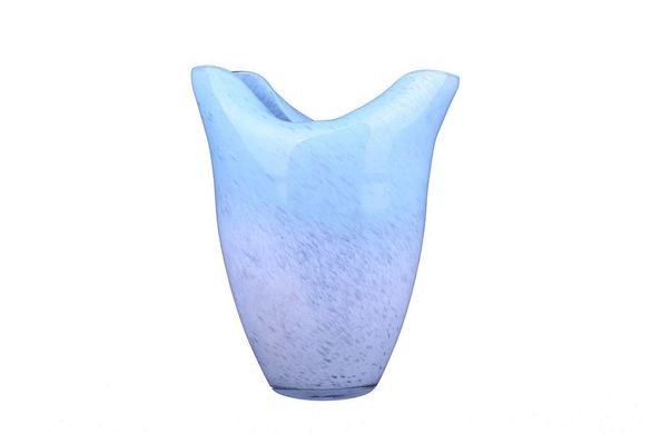 Ваза скляна Gilde GLASS Conical vase "Icepeak" Pack 2 acq 23.0 x 19.5 см. 39004-GLD 39004-GLD фото
