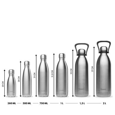 Пляшка (термо) Qwetch 1,5L TITAN Carbone (QD3055) QD3055 фото