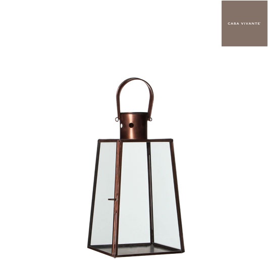 Ліхтар LANTERN LIVORNO COPPER 133339-EDL MICA L15W15H28(р) 133339-EDL фото