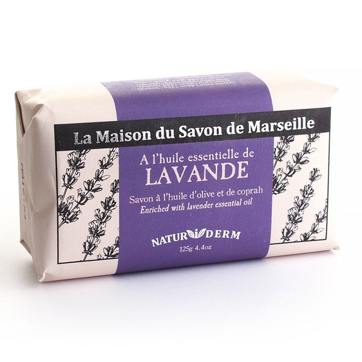 Органічне мило La Maison du Savon Marseille - NATUR I DERM - LAVANDE 125 г M12615