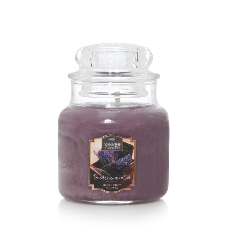 Ароматична свічка Yankee Candle CLASSIC SMALL до 30 годин горіння. Dried Lavender & Oak (1623485E)