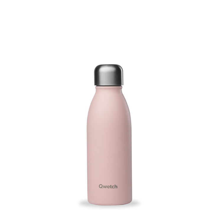 Пляшка Qwetch 500 мл. SINGLE WALL PASTEL Rose Pink (QD7011), Рожевий