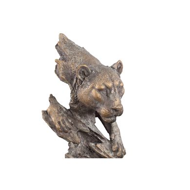 Статуетка (леопард) PTMD CREDO ANIMAL (15x14x31) Brown (706774-PT) 706774-PT фото
