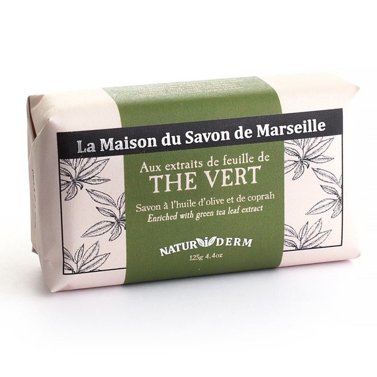 Органічне мило La Maison du Savon Marseille NATUR I DERM - THE VERT 125 г M12606